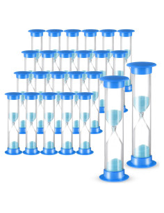 Reloj de Arena Geelin 24 Pcs 2 Minutos Acrílico Azul