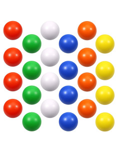 24 Pelotas de Estrés de Espuma Kymqlyw 6 Colores 6.35 cm