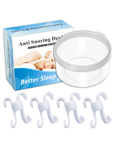 Dilatores Nasales Antirronquido UyiCare - Paquete de 4 Clips