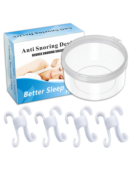 Dilatores Nasales Antirronquido UyiCare - Paquete de 4 Clips