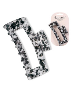 Clip de Garra Jumbo Kitsch para Cabello Negro - 12cm