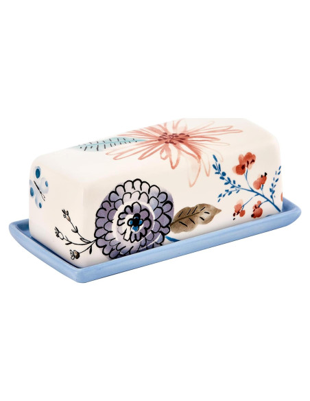 Plato de Mantequilla Cerámico Bico Blossom Symphony con Tapa