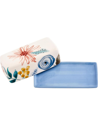 Plato de Mantequilla Cerámico Bico Blossom Symphony con Tapa