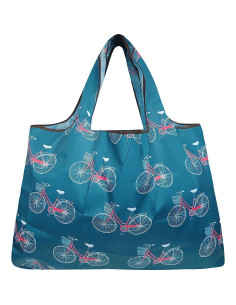 Bolsa de Compras Reutilizable Grande Allydrew Nylon Plegable 2