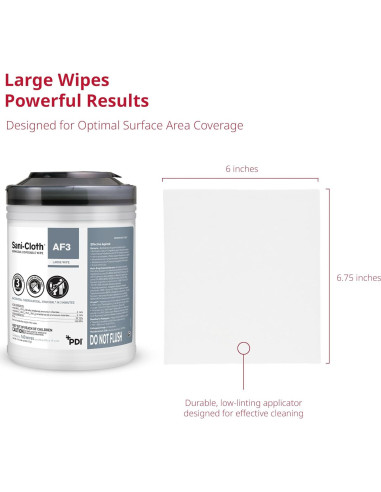 Toallitas Desinfectantes Sani-Cloth AF3 Sin Alcohol 160 Unidades