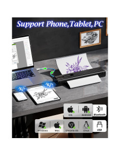 Impresora de Plantillas de Tatuaje Inalámbrica Phomemo TP83 2