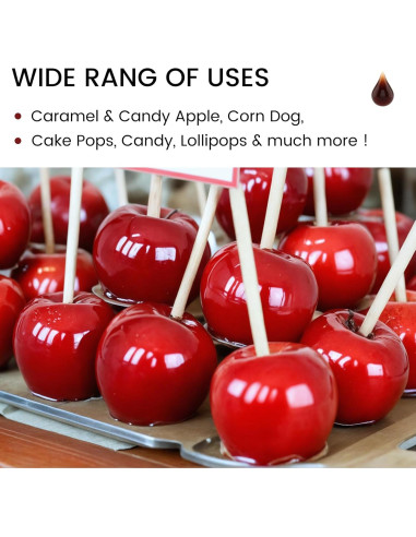 Palitos de Madera HANSGO 100 PCS 13.34 cm para Caramelo