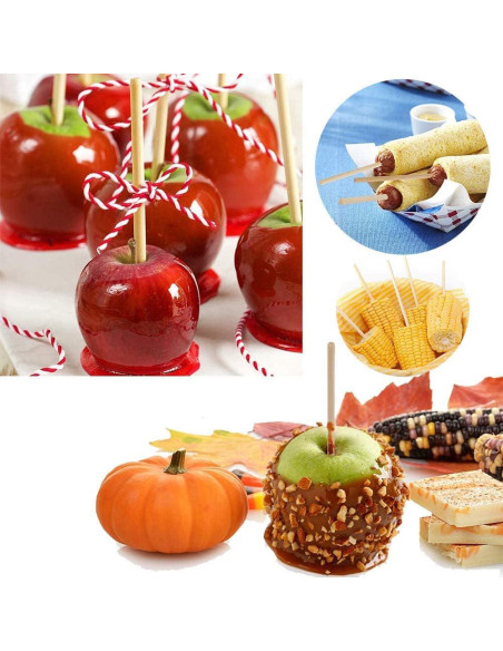 Palitos de Madera HANSGO 100 PCS 13.34 cm para Caramelo