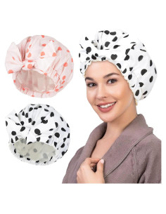 Gorras de Ducha Reutilizables Luvruitaky - Impermeables y Ajustables