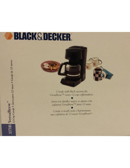 Jarra de Reemplazo Black & Decker VersaBrew 3370B 12 Tazas