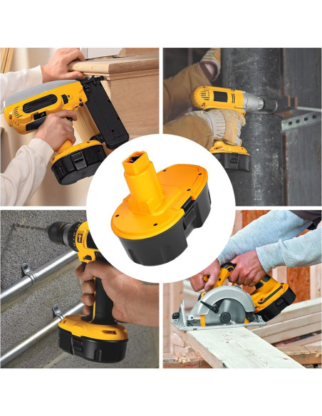 2 Baterías 4.5Ah Ni-Mh 18V Dewalt DC9096 Reemplazo