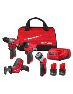 Kit Combo 4 Herramientas Inalámbricas M12 Milwaukee