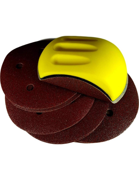 Bloque de Lijado a Mano Kiolux 12.7 cm Amarillo