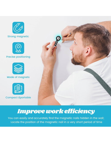 Buscador de Clavos Magnético Kakalote 2 Pcs Sin Baterías