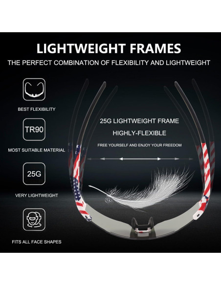 Gafas de sol OULAIQI para ciclismo con lentes intercambiables