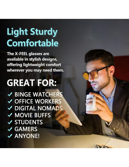 Paquete de 2 Gafas Clip-On DreamCalf para Bloquear Luz Azul