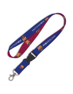Cinta para el cuello Wincraft FC Barcelona 1.9 cm desmontable