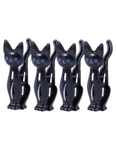 Clips para Bolsas de Alimentos BESPORTBLE Gato 4 Piezas