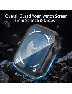 Funda Protectora Dura HAANILKYI para Apple Watch 41mm 6 Pack 2