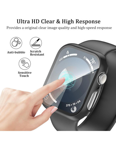 Funda Protectora Dura HAANILKYI para Apple Watch 41mm 6 Pack