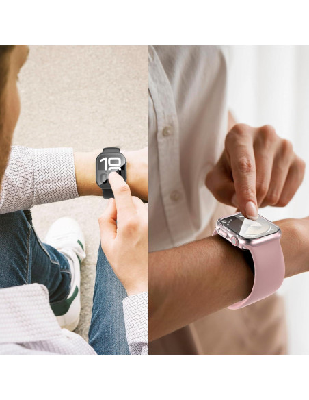 Funda Protectora Dura HAANILKYI para Apple Watch 41mm 6 Pack