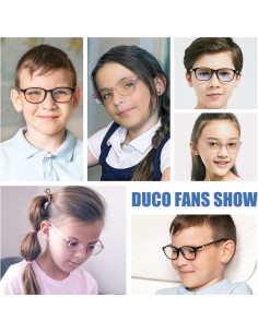 Gafas anti luz azul DUCO para niños 6-10 años K023 2