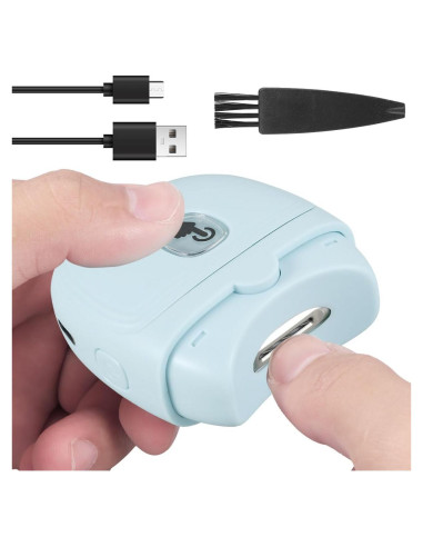 Cortador de Uñas Eléctrico BENGTING Verde con Luz LED