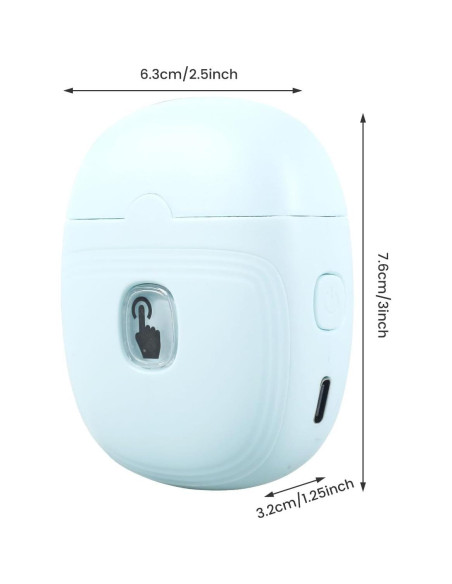 Cortador de Uñas Eléctrico BENGTING Verde con Luz LED