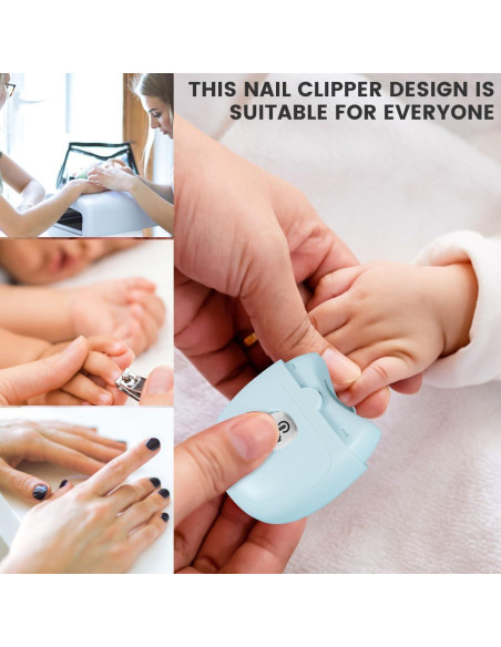 Cortador de Uñas Eléctrico BENGTING Verde con Luz LED