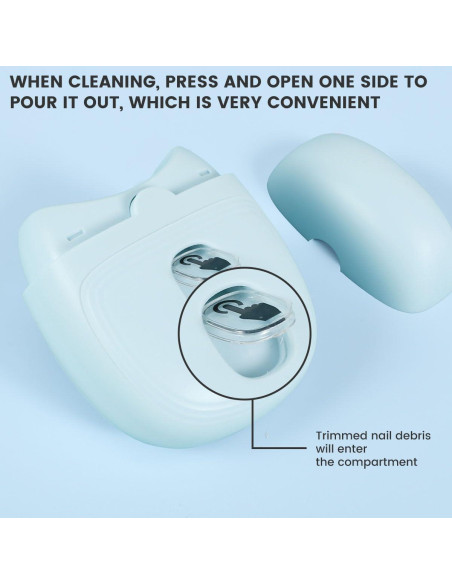 Cortador de Uñas Eléctrico BENGTING Verde con Luz LED