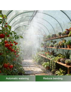 Invernadero portátil TANGJEAMER 3x2.1x2.1m con riego 2