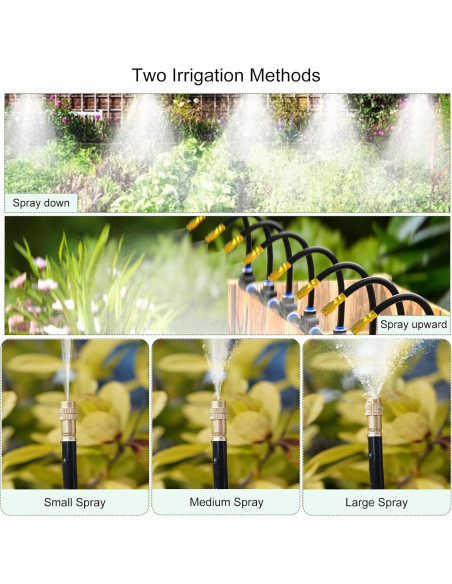 Invernadero portátil TANGJEAMER 3x2.1x2.1m con riego