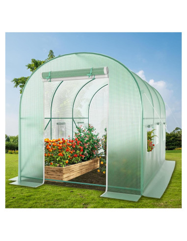 Invernadero TANGJEAMER 3.05x2.13x2.13m Resistente con Ventilación