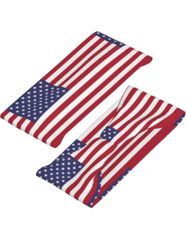 Banda deportiva antideslizante KVBLCEW unisex - diseño bandera