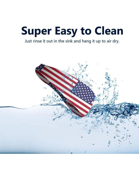 Banda deportiva antideslizante KVBLCEW unisex - diseño bandera