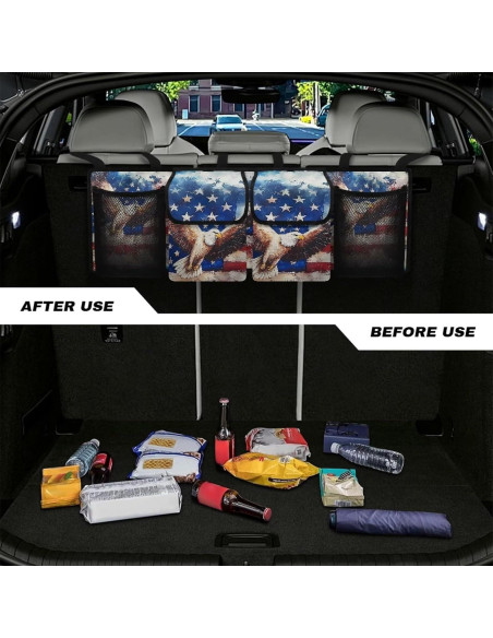 Organizador de Maletero de Coche Qiyupavto Tela Oxford 198g