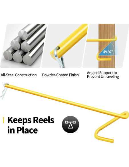 Dispensador de Alambre Feimire F001 Soporte para Bobinas 181kg