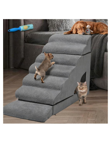 Escalera para Perros A.FATI 7 Niveles Antideslizante 86.4 cm