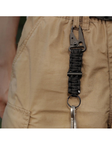 8 Clips de Llavero Tácticos LUYADIN de Metal Resistente 50mm