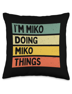 Cojín Personalizado Sarcástico Miko 40x40 cm Retro Divertido