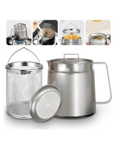 Filtro de Aceite Acero Inoxidable 304 COWHERDING 1.5L