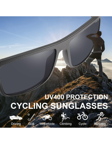 Gafas de sol deportivas PUKCLAR polarizadas UV400