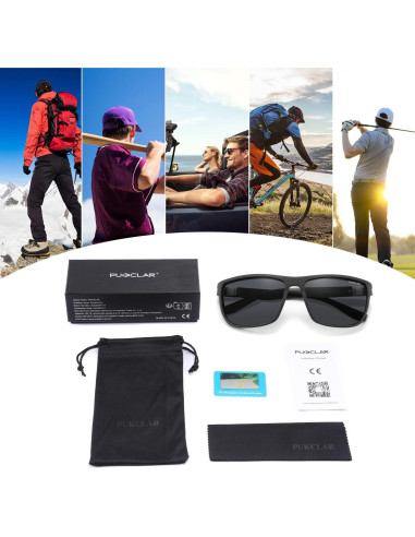 Gafas de sol deportivas PUKCLAR polarizadas UV400
