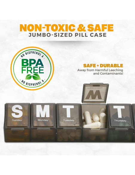 Organizador Semanal de Pastillas MEDca - Extra Grande 7 Días