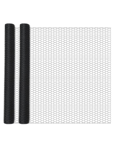 Malla de Alambre de Gallinero GlikCeil 121.92 cm x 60.96 m Negra