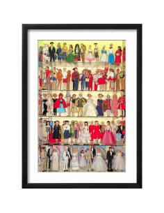 Impresión de Arte en Pared ART.COM Barbie Retro 43 x 58.4 cm 2