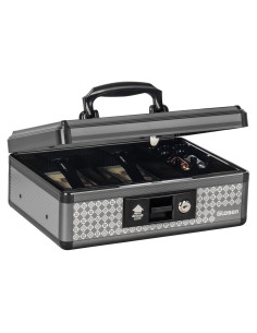 Caja de Dinero Glosen Mediana con Cerradura y Bandeja Extraíble