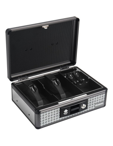 Caja de Dinero Glosen Mediana con Cerradura y Bandeja Extraíble