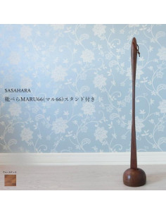 Calzador de Madera SASAHARA Maru 66 cm con Soporte 2