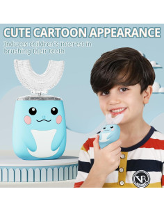 Cepillo de dientes eléctrico ELOTAME U para niños 6 modos 2
